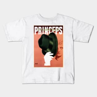 PRINCEPS Cervo Italia 1934 MENS HAT Advertisement by Xanti Schawinski Vintage Art Deco Kids T-Shirt